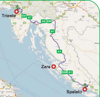 Cartina Croazia