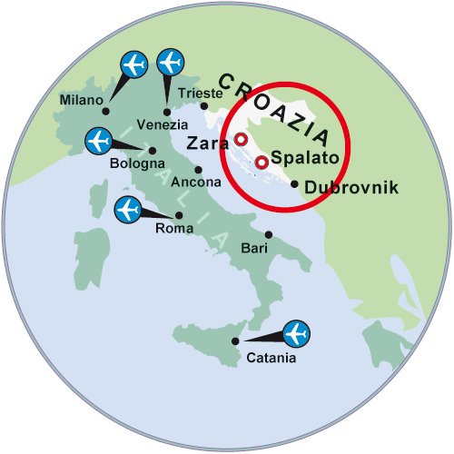 Cartina Croazia