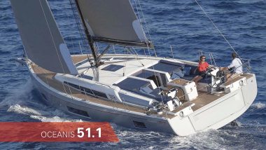 Barca a Vela Oceanis 51.1 in navigazione