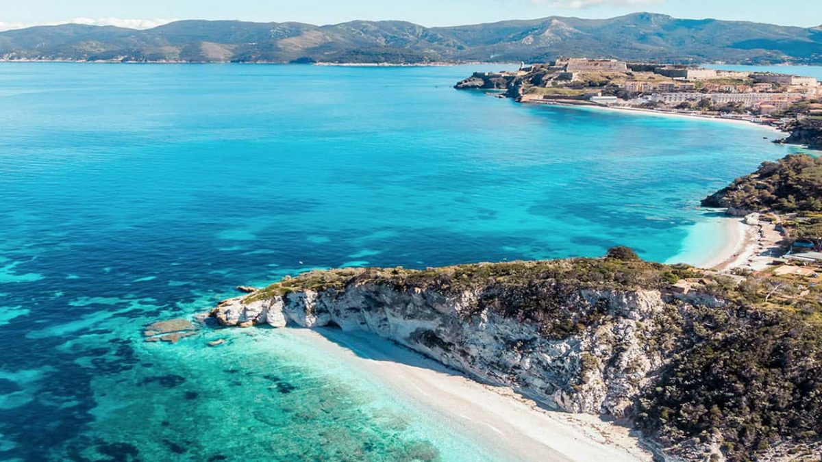 Vista dell'Elba e Capraia-Copertina